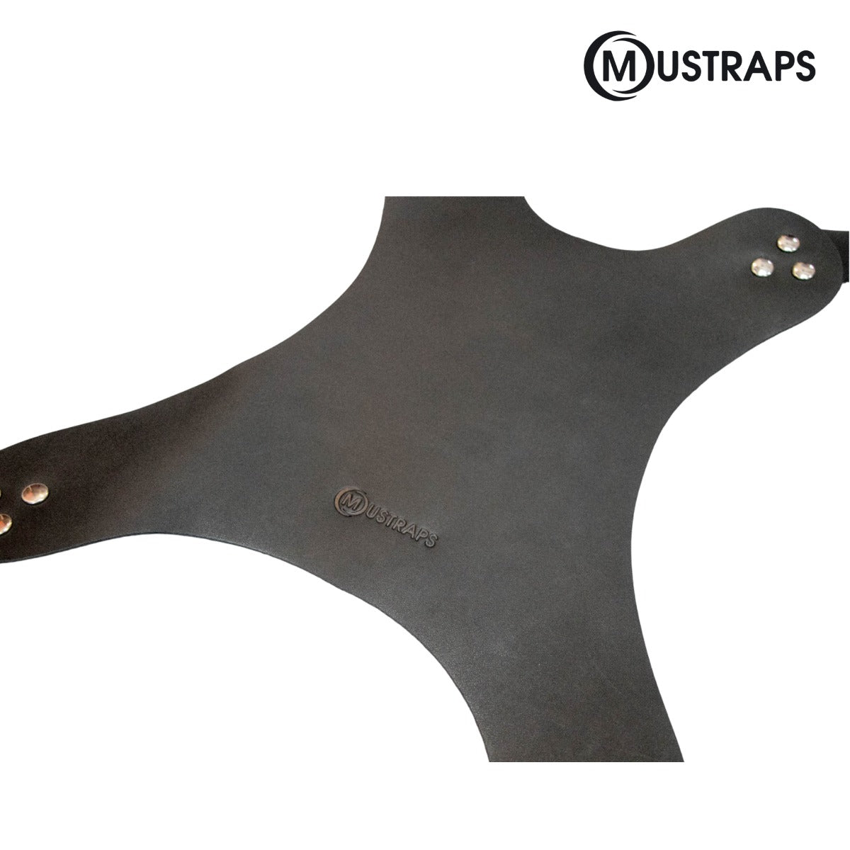 ARNÉS MUSTRAPS PARA BOMBO CRUZADA ESPALDA COLOR NEGRO