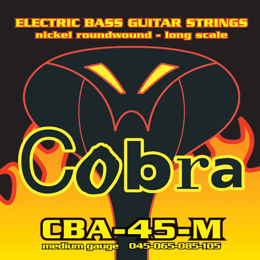 string set electric bass, nickelplated medium, 045