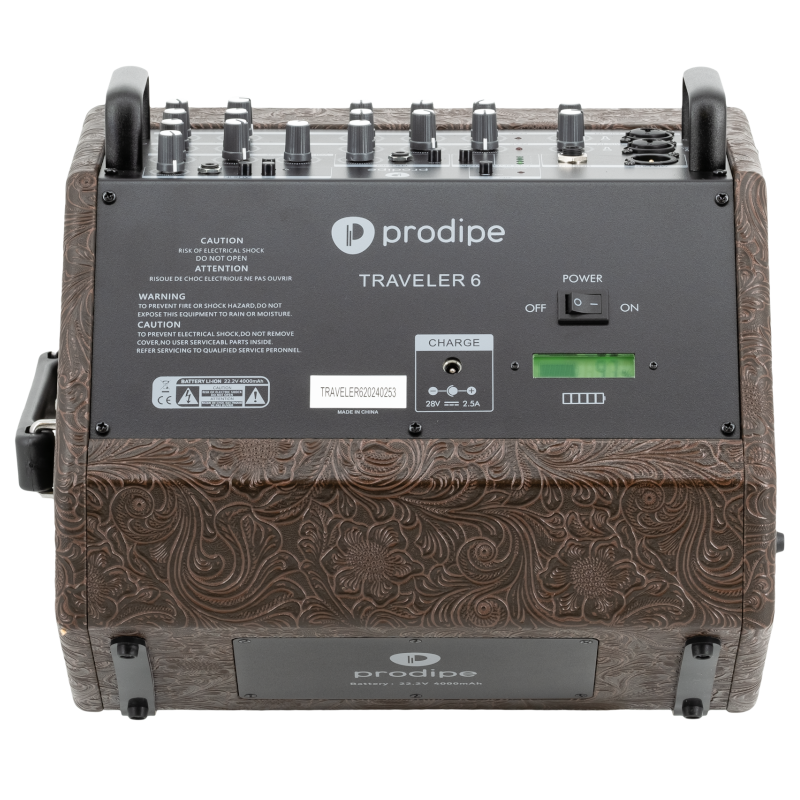AMPLIFICADOR PRODIPE TRAVELER 6 COMBO + FUNDA