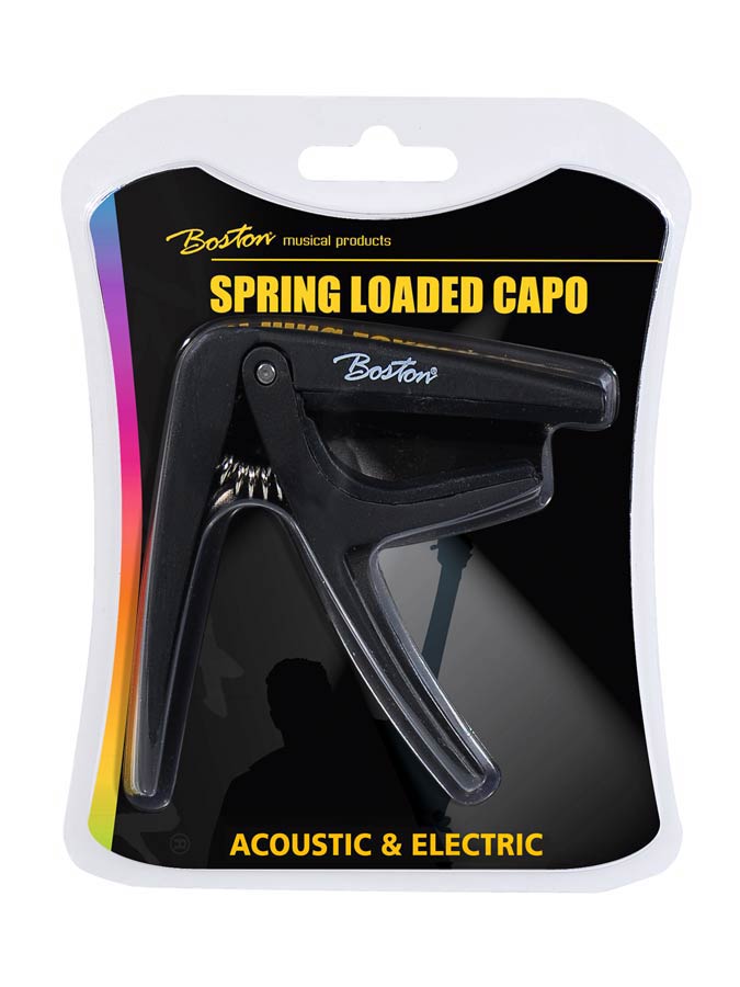 CEJILLA BOSTON PARA GUITARRA ACÚSTICA/ELÉCTRICA NEGRA
