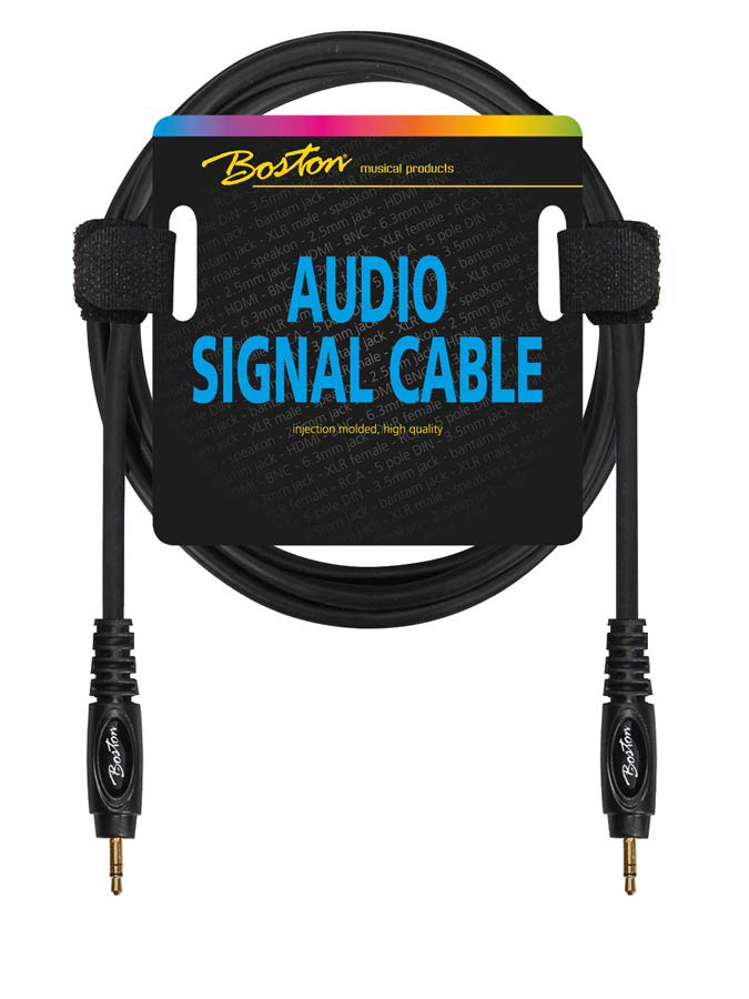 CABLE BOSTON JACK ESTÉREO 3.5mm a 3.5mm 3 METROS