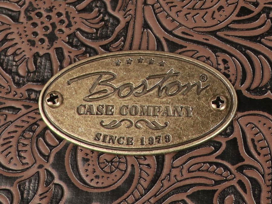 ESTUCHE BOSTON MINI-JUMBO DE MADERA TALLADO