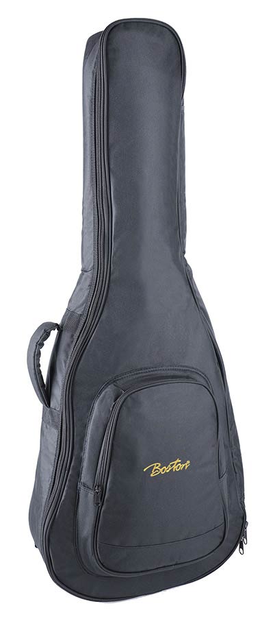 FUNDA BOSTON PARA GUITARRA ACÚSTICA 10 mm NEGRA