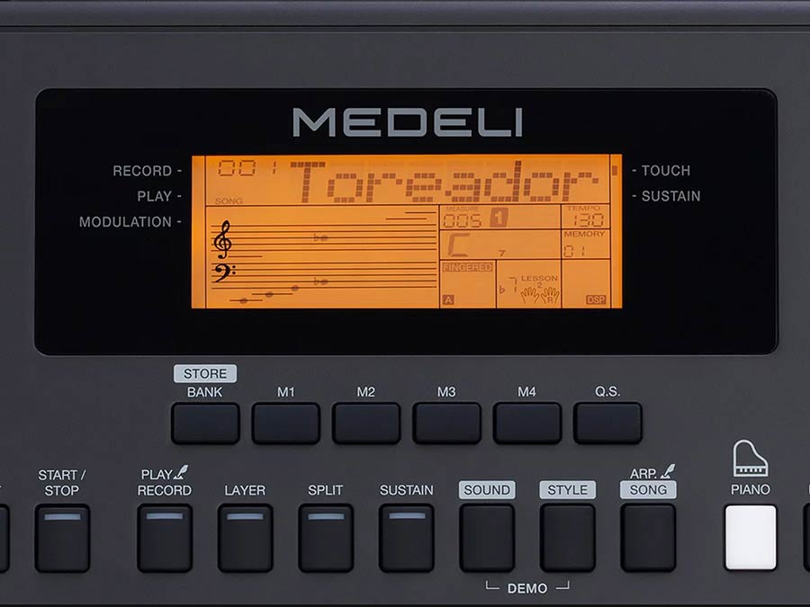 TECLADO MEDELI 61 TECLAS MK200