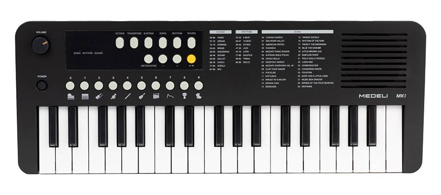 TECLADO MEDELI 37 TECLAS MK1/BK