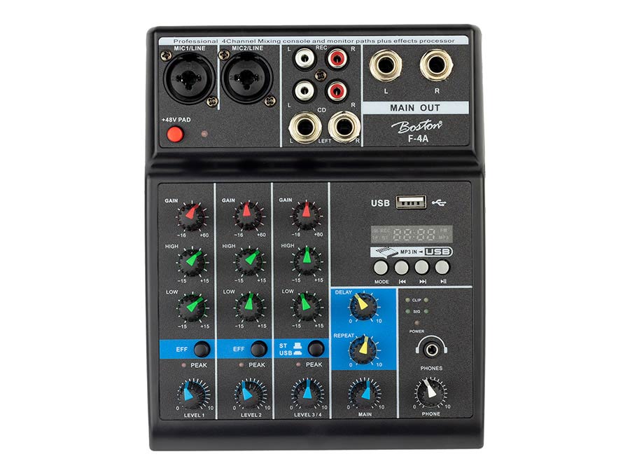 Mesa Boston 2 mono/2 estéreo interfaz USB