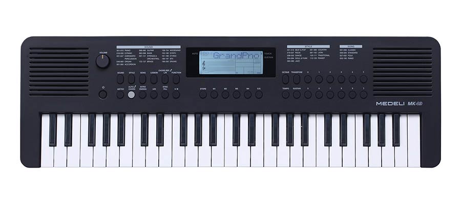 TECLADO MEDELI DE 49 TECLAS NEGRO MK49/BK