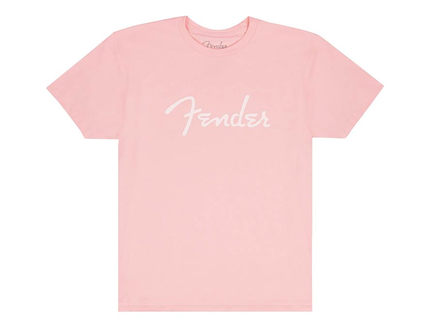Camiseta Fender en rosa concha L
