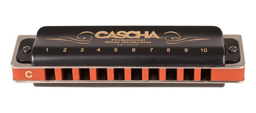 professional blues harmonica in C, incl. case and