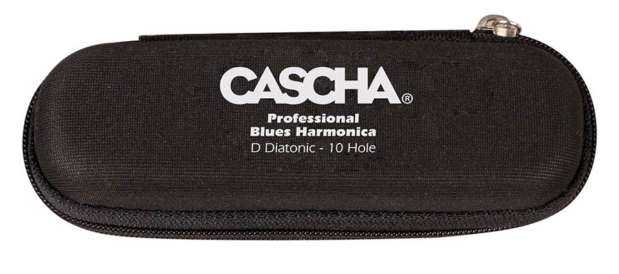 professional blues harmonica in D, incl. case and