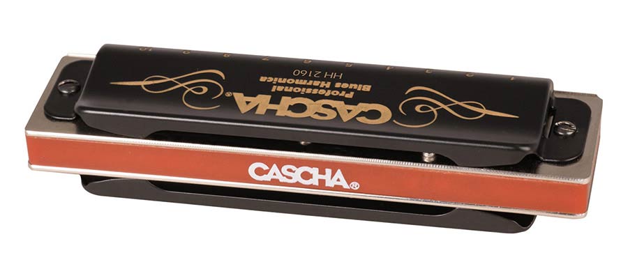 professional blues harmonica in G, incl. case and