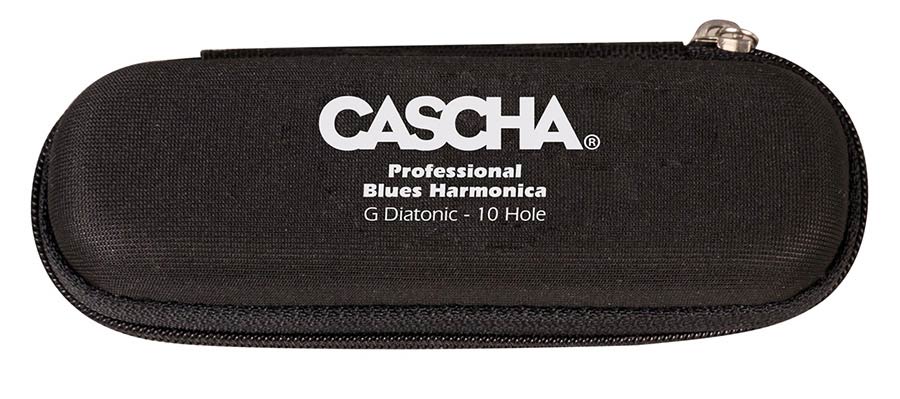 professional blues harmonica in G, incl. case and