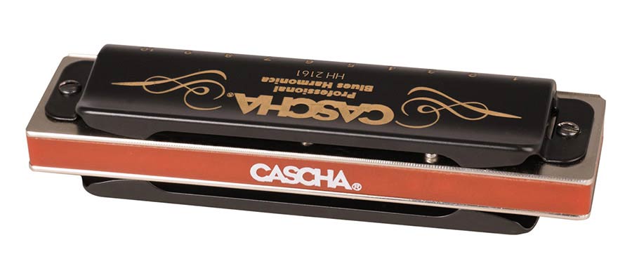 professional blues harmonica in A, incl. case and
