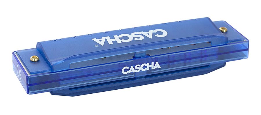 ARMÓNICA CASCHA FUN BLUES AZUL INCLUYE ESTUCHE RIGIDO Y FOLLETO