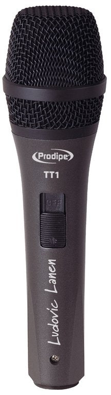MICRÓFONO DINÁMICO PROFESIONAL PARA VOCALISTAS PRODIPE TT1 CON INTERRUPTOR