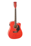 GUITARRA ACÚSTICA DAYTONA A411CE ELECTRIFICADA ROJA