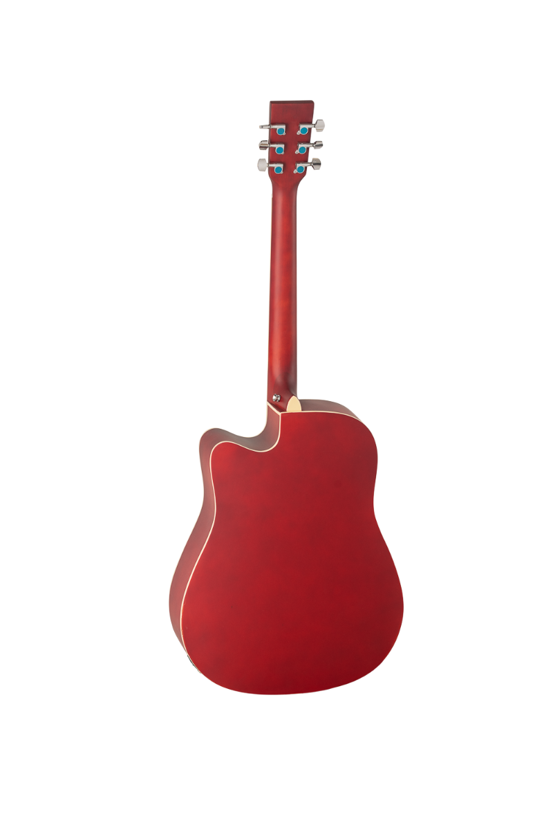 GUITARRA ACÚSTICA DAYTONA A411CE ELECTRIFICADA ROJA