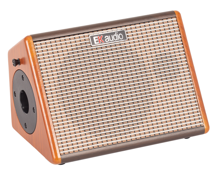 AG26A AMPLIFICADOR GUITARRA ACÚSTICA EK AUDIO DE 25W CON BATERÍA RECARGABLE