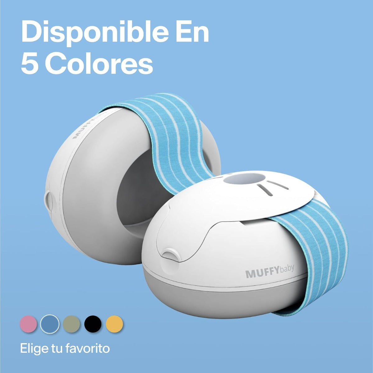 CASCOS PROTECCIÓN RUIDOS MUFFY BABY AZUL