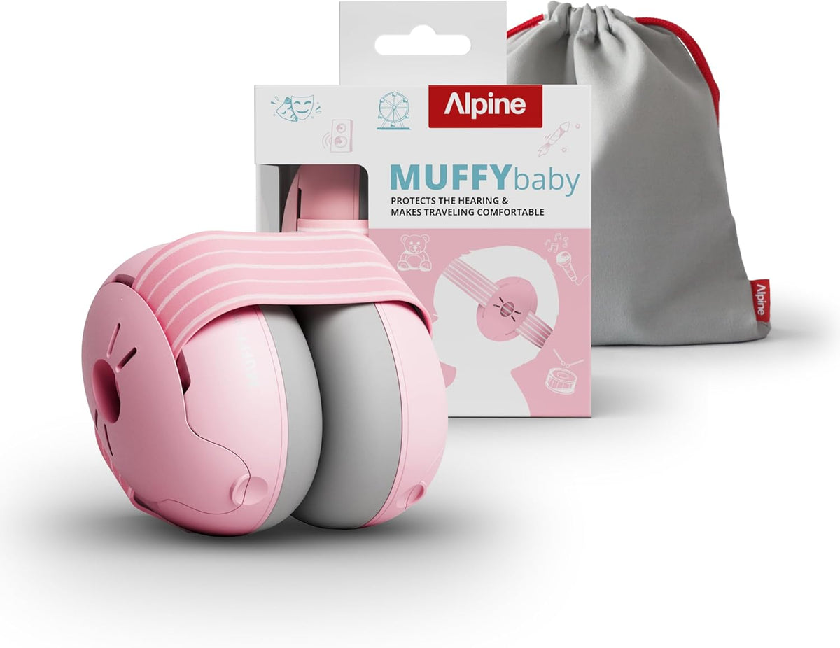 CASCOS PROTECCIÓN RUIDOS MUFFY BABY ROSA