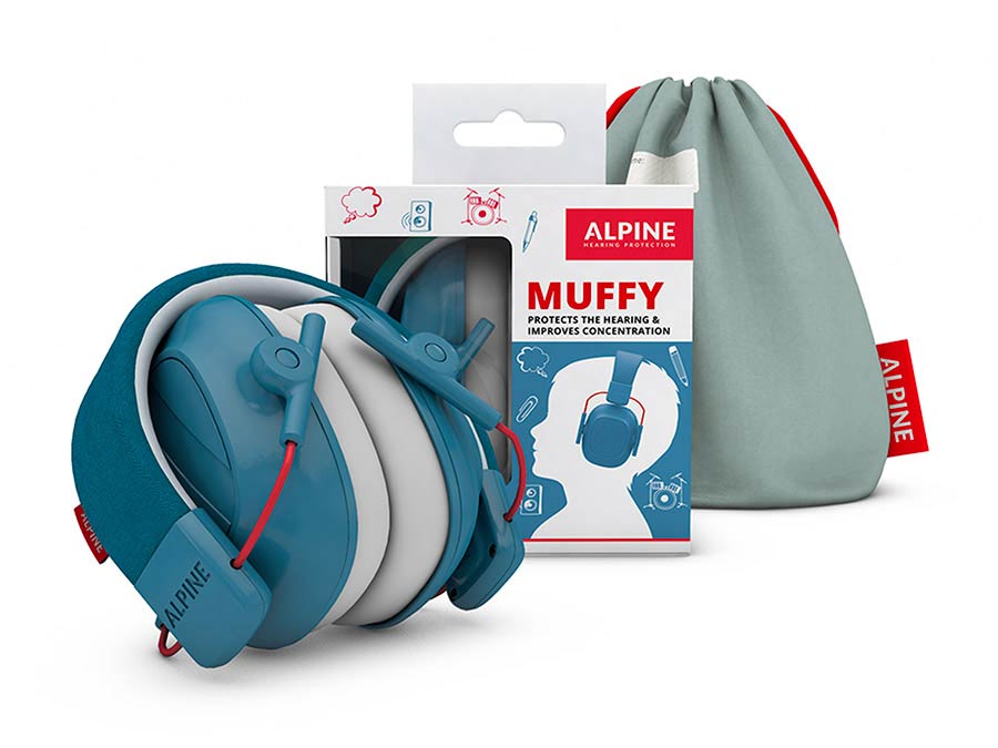 CASCO PROTECCIÓN OÍDOS PARA NIÑOS AZUL