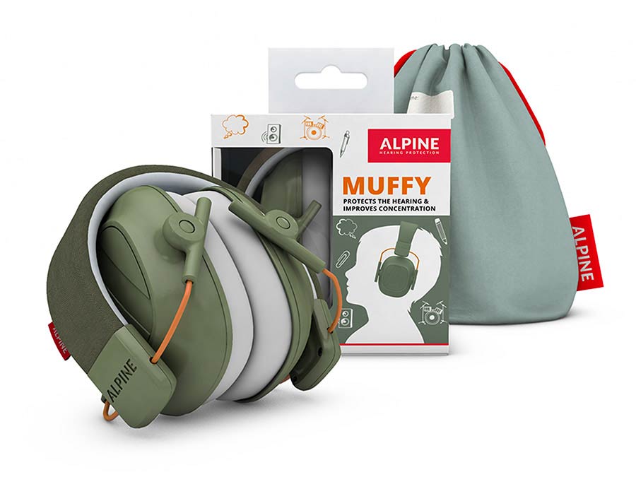 CASCO PROTECCIÓN OÍDOS PARA NIÑOS VERDE