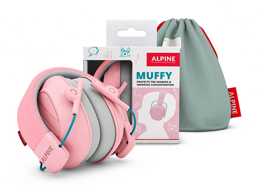 CASCO PROTECCIÓN OÍDOS PARA NIÑOS ROSA