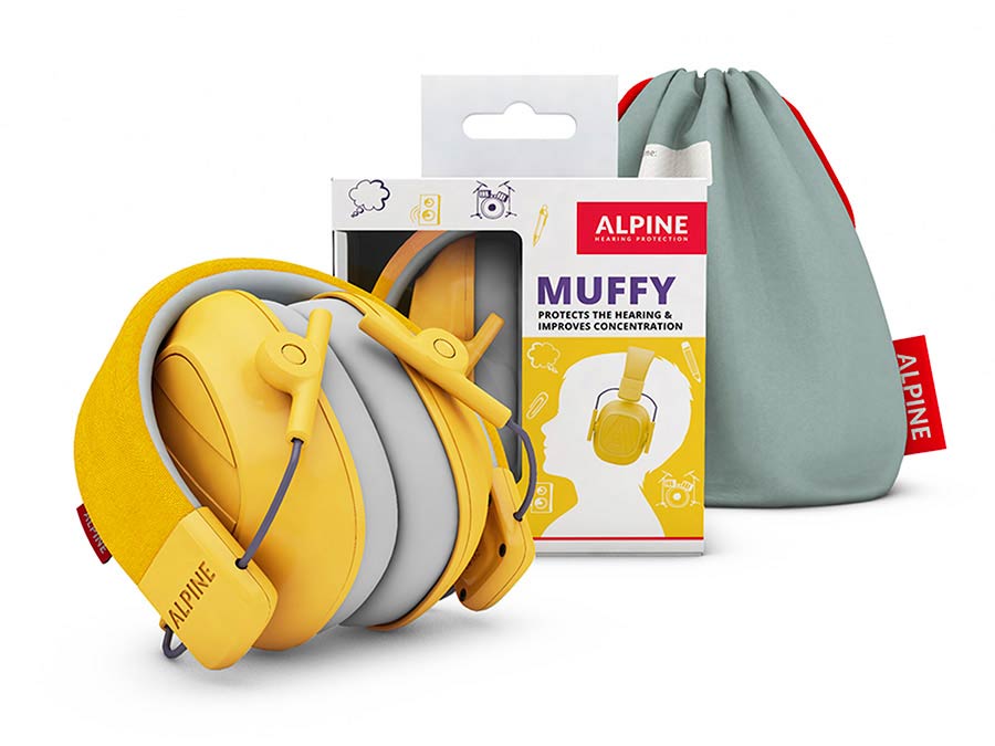 CASCO PROTECCIÓN OÍDOS PARA NIÑOS AMARILLO
