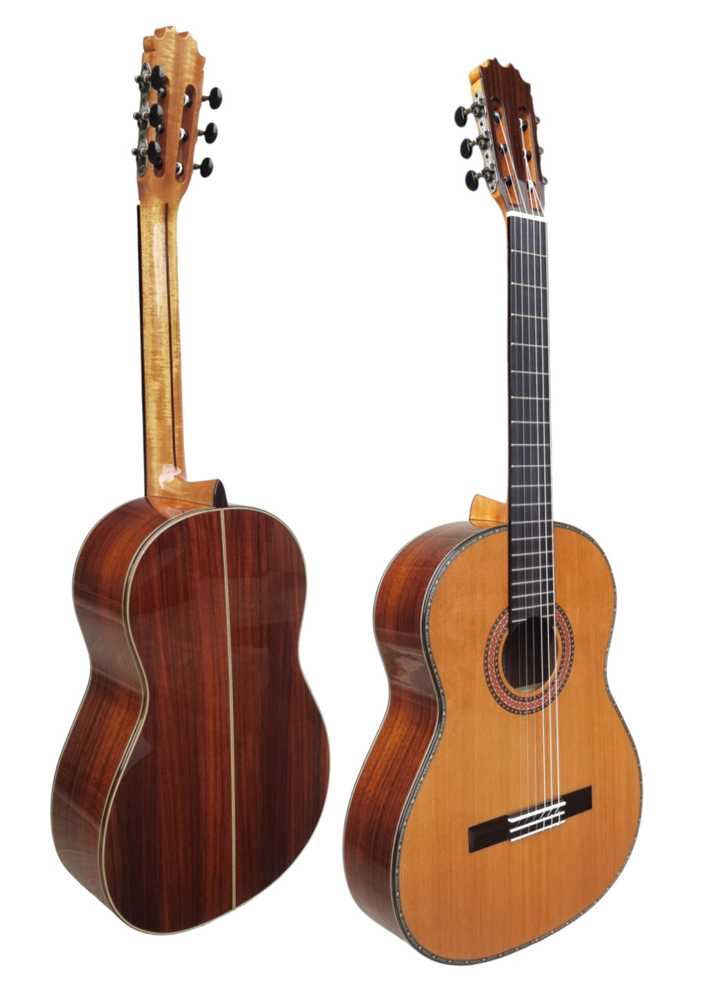 Antonio De Toledo AT-15C – Guitarra Clasica con Tapa Maciza de Cedro y Fondo y Aros de Palosanto