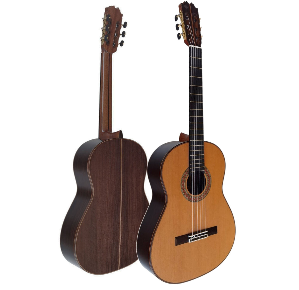 Antonio De Toledo AT-270C – Guitarra Clasica Toda Maciza de Palosanto y Tapa Maciza de Cedro