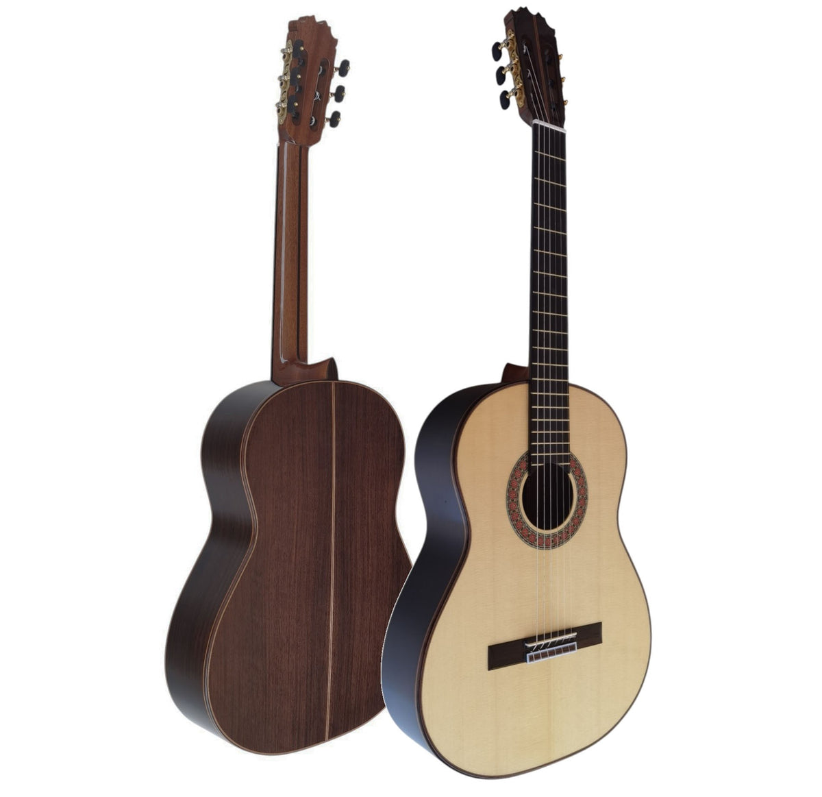Antonio De Toledo AT-270S – Guitarra Clasica Toda Maciza de Palosanto y Tapa Maciza de Abeto