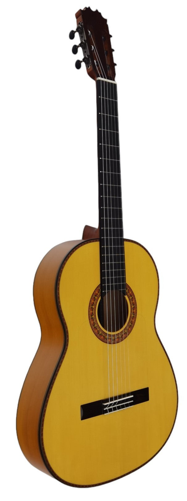 Antonio de Toledo serie Jose Rincon Modelo JRF-7B Guitarra Flamenca Blanca de Cipres