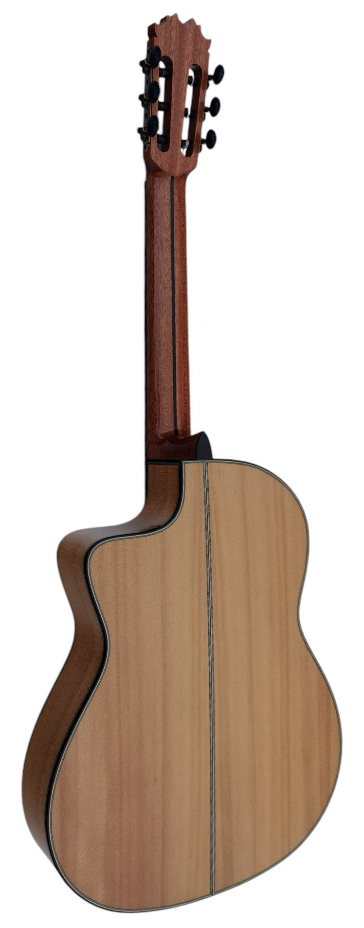 Antonio De Toledo Modelo F17 EQ Blanca de Cipres con EQ fishman Con Cutaway ATF-17BE CUT