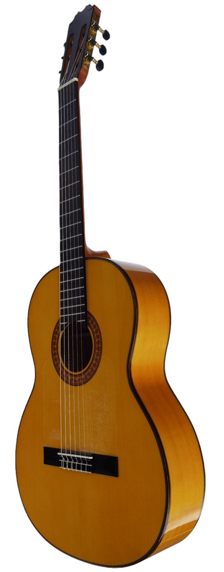 Vicente Tatay C320.595B Guitarra Flamenca Blanca de Cipres (Sicomoro) y Tapa Maciza