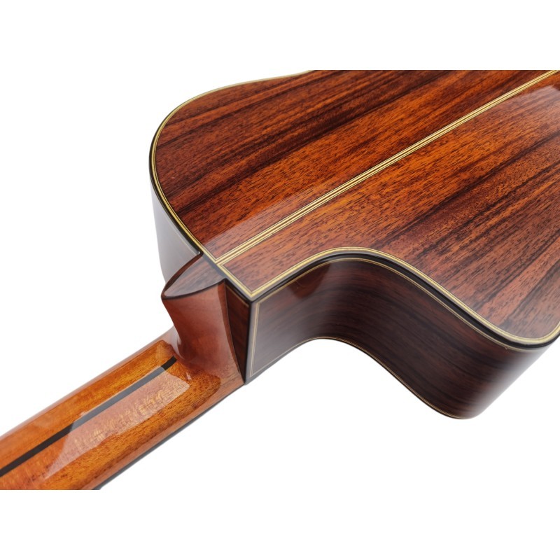 Antonio De Toledo Modelo F17 EQ Negra de Palo Santo con EQ DOUBLE OS1 Con Cutaway ATF-17NE CUT