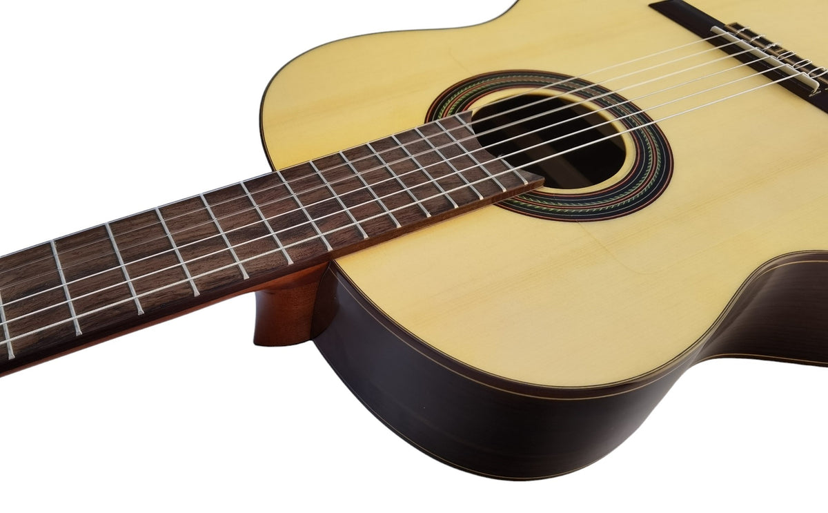 Vicente Tatay C320.593N Guitarra Flamenca Negra de Palo Santo y Tapa Maciza