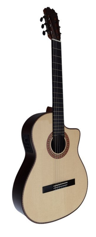 Antonio De Toledo Modelo F17 EQ Negra de Palo Santo con EQ DOUBLE OS1 Con Cutaway ATF-17NE CUT
