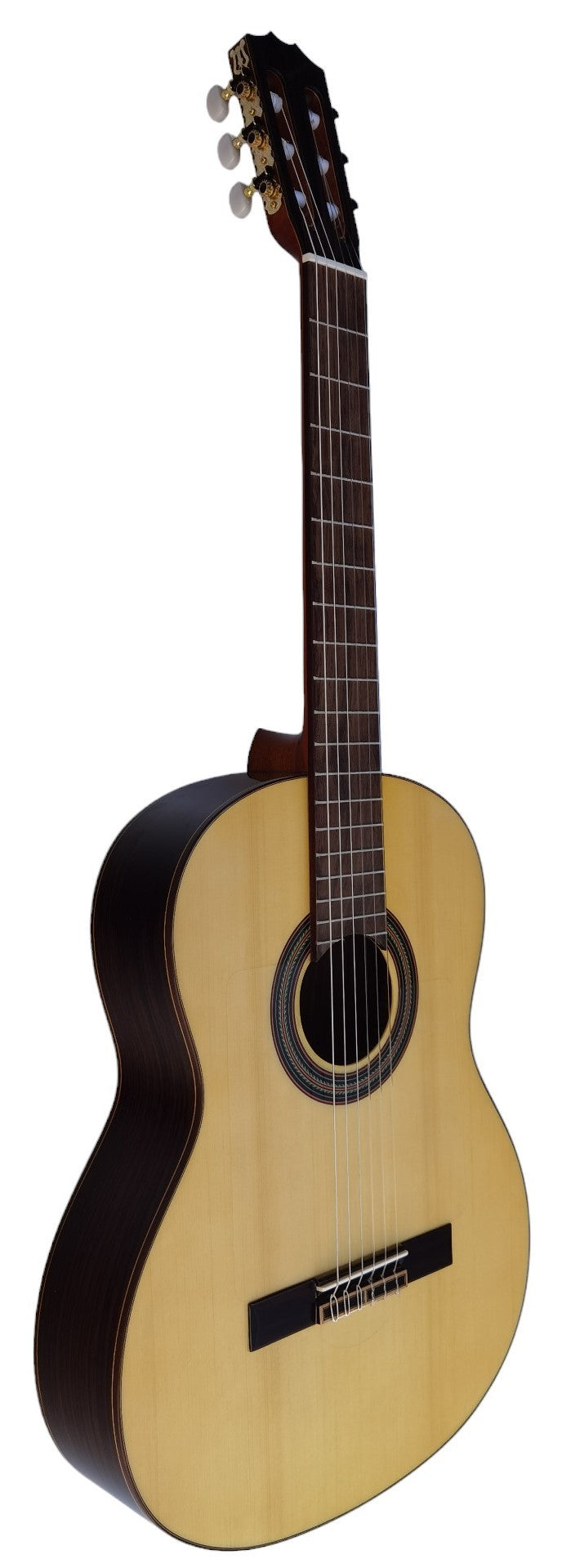 Vicente Tatay C320.593N Guitarra Flamenca Negra de Palo Santo y Tapa Maciza