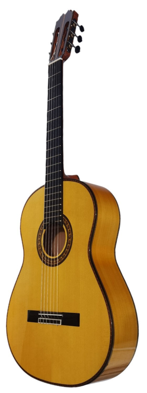 Antonio de Toledo serie Jose Rincon Modelo JRF-27B Guitarra Flamenca Blanca de Cipres