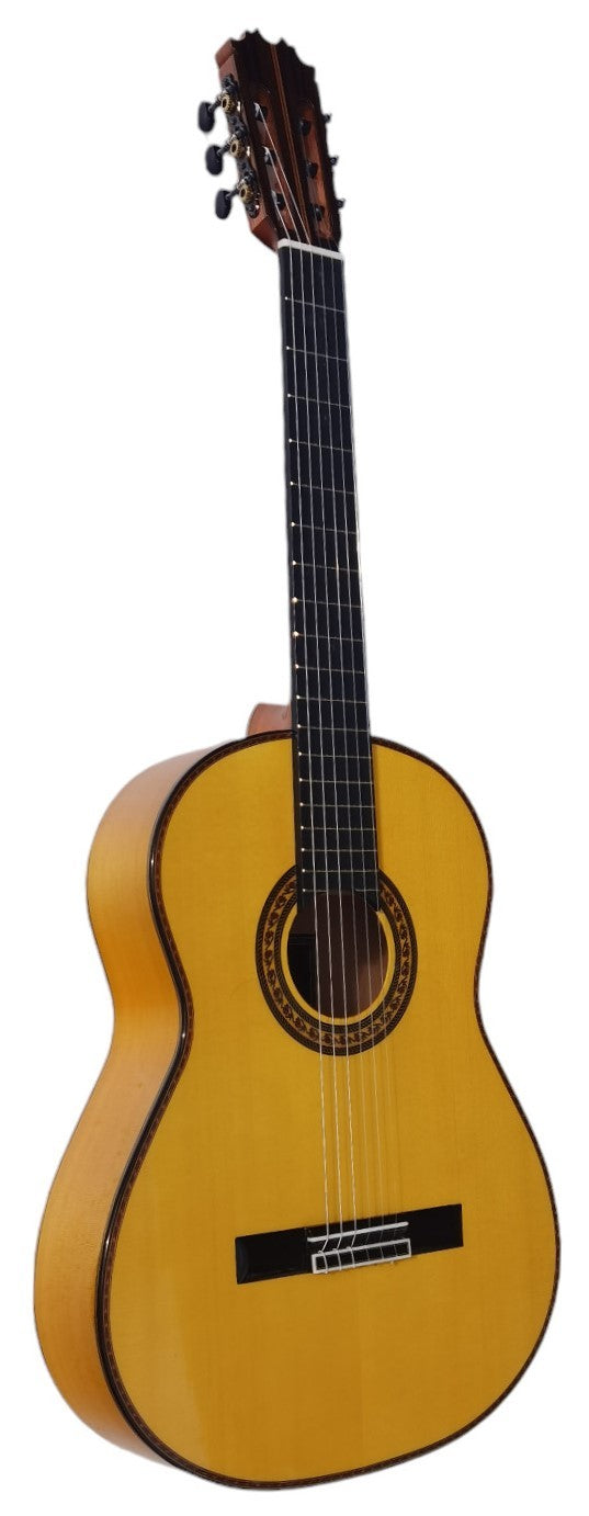 Antonio de Toledo serie Jose Rincon Modelo JRF-27B Guitarra Flamenca Blanca de Cipres
