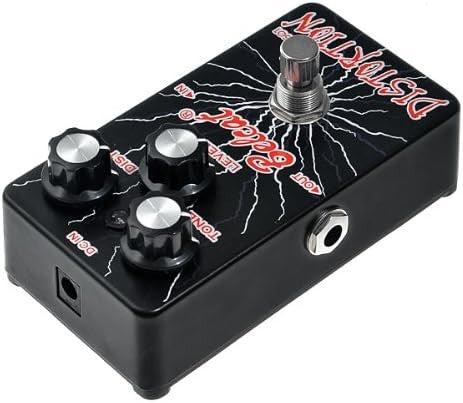 Pedal de Efecto de Distorsión Belcat DST-501 para Guitarra y Bajo - Distorsion con Control de Tono Lateral