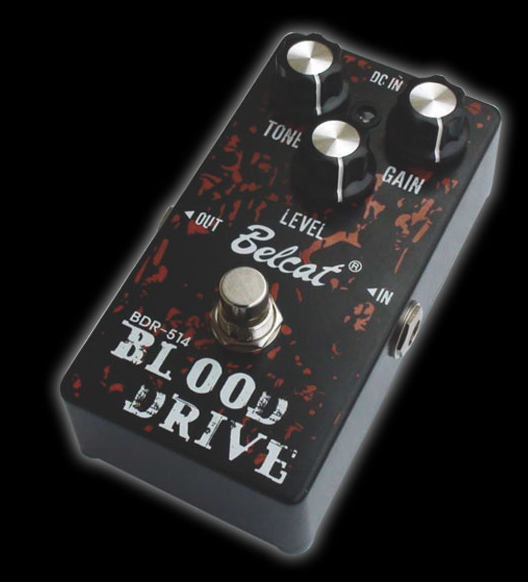 Pedal de Efecto Blood Drive Belcat BLD-514 para Guitarra y Bajo