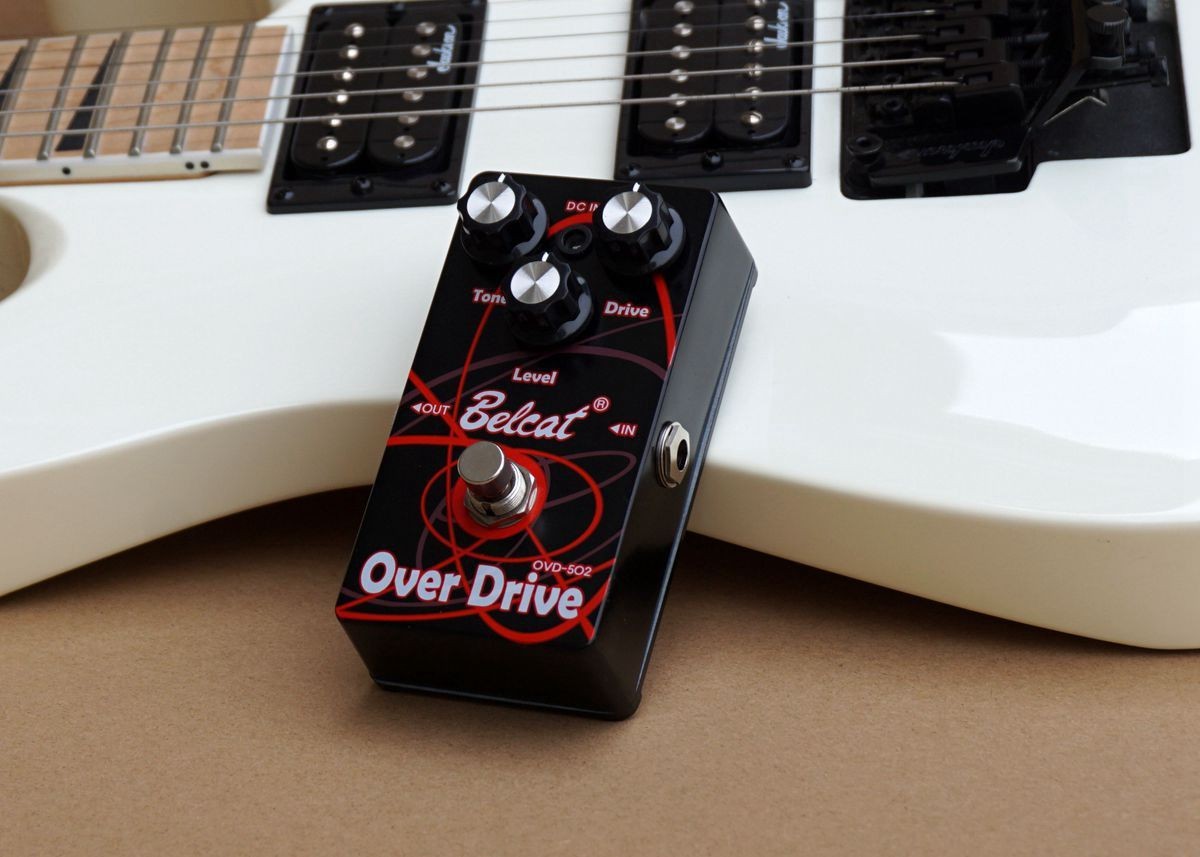 Pedal de Efecto Overdrive Belcat OVD-502 para Guitarra y Bajo