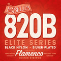 JUEGO DE CUERDAS LA BELLA PARA GUITARRA CLÁSICA B820 FLAMENCO BLACK NYLON