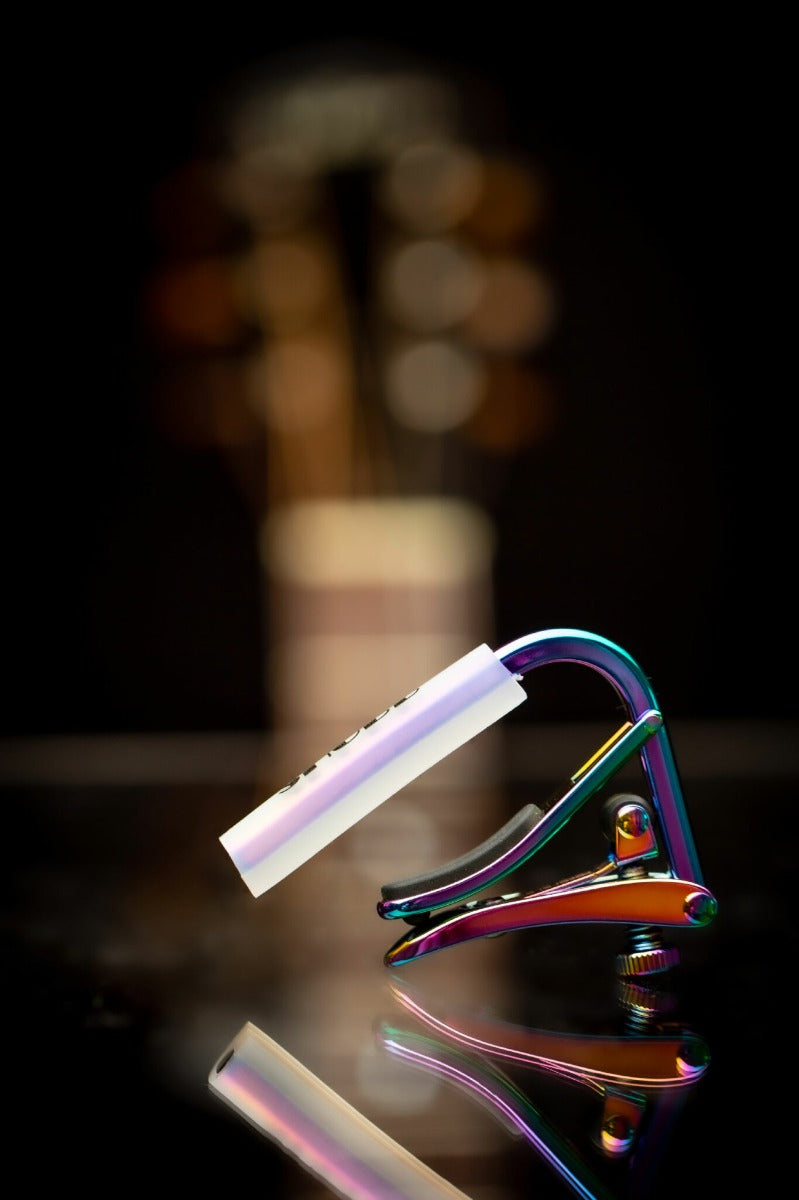 CEJILLA SHUBB CAPO ROYALE PARA ACÚSTICA y ELÉCTRICA PAUA PEARL 