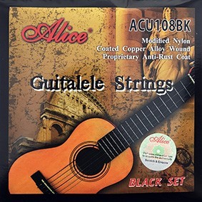 C302.ACU108BK Cuerdas Guitalele Nylon Negro