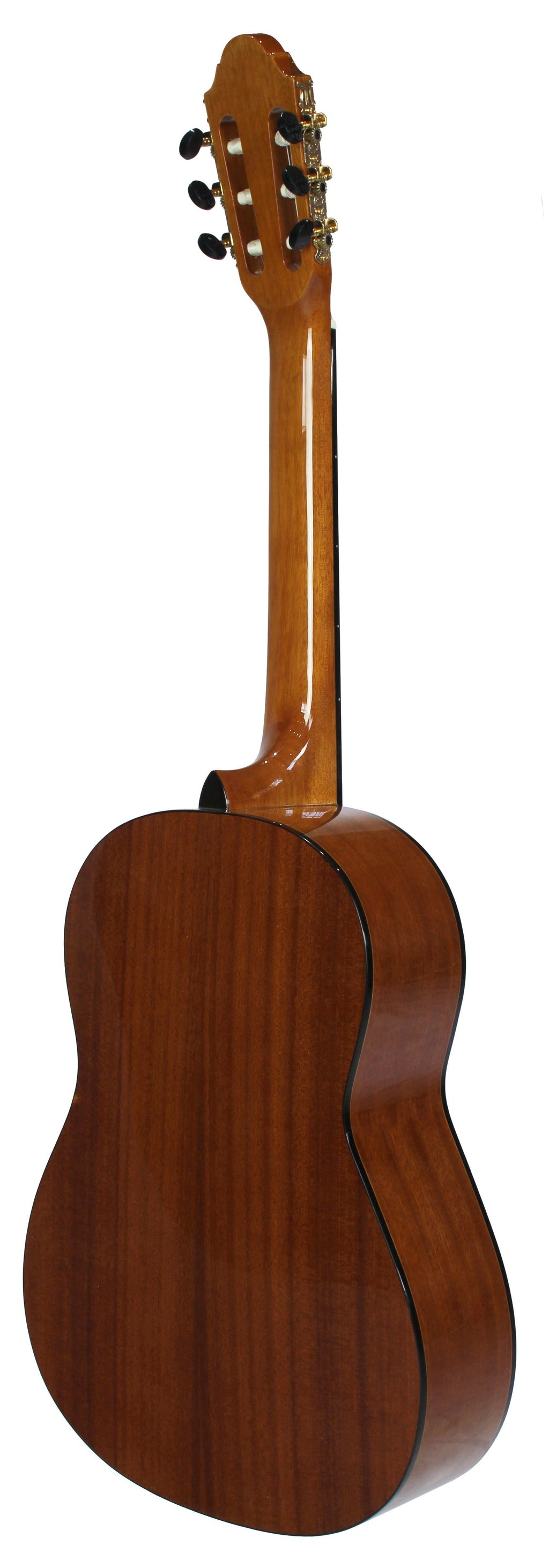 C320.202-3/4 Guitarra Clasica Vicente Tatay Cadete 3/4 Tiro 580mm - Fondo de Sapeli con Tapa de Abeto - Acabado Brillo