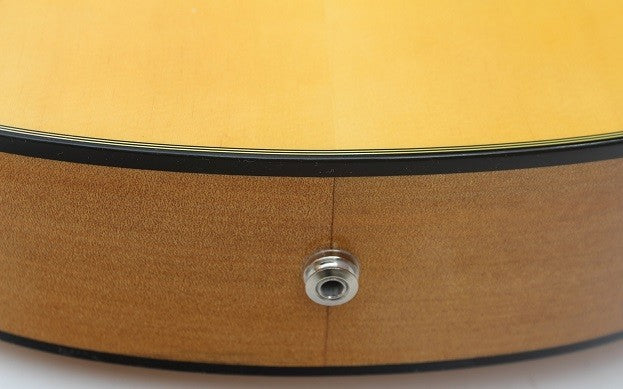 C320.580CE V Guitarra Flamenca Jose Rincon - Fondo de Sicomoro con Tapa de Abeto - Cenefa Verde - Amplificada con Cutaway