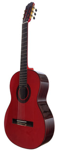C320.590RS Roja Guitarra Flamenca Vicente Tatay - Fondo de Palosanto con Tapa Maciza de Abeto - Acabado Brillo Teñida de Rojo