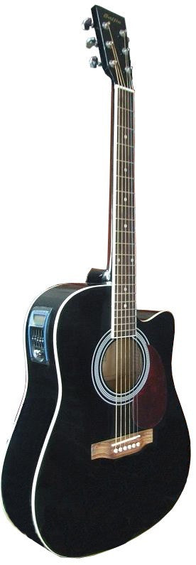 C331.650EQBK Guitarra Electroacustica Negra